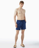 Guess Swimtrunk Bottoms Deniz Şortu Blue Embossed Logo