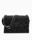 Guess Cresidia II Kadın Omuz Çantası Black Logo