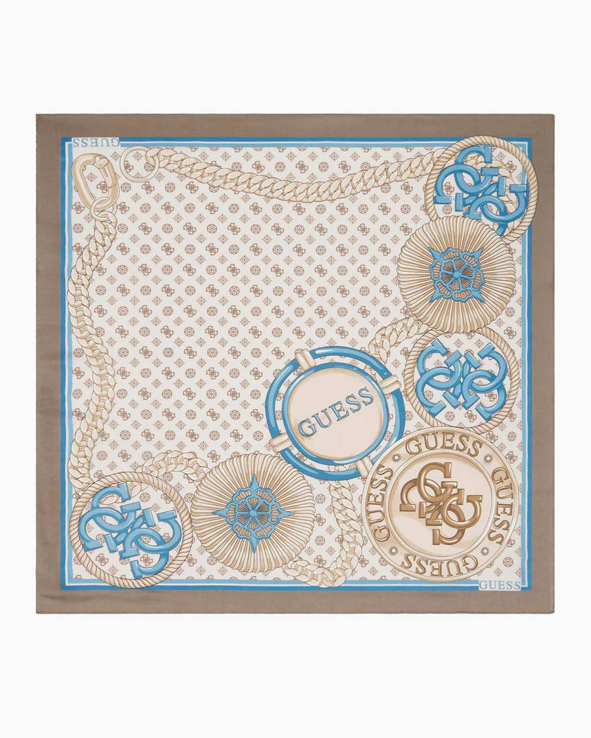 Guess Printed Kadın Eşarp Taupe