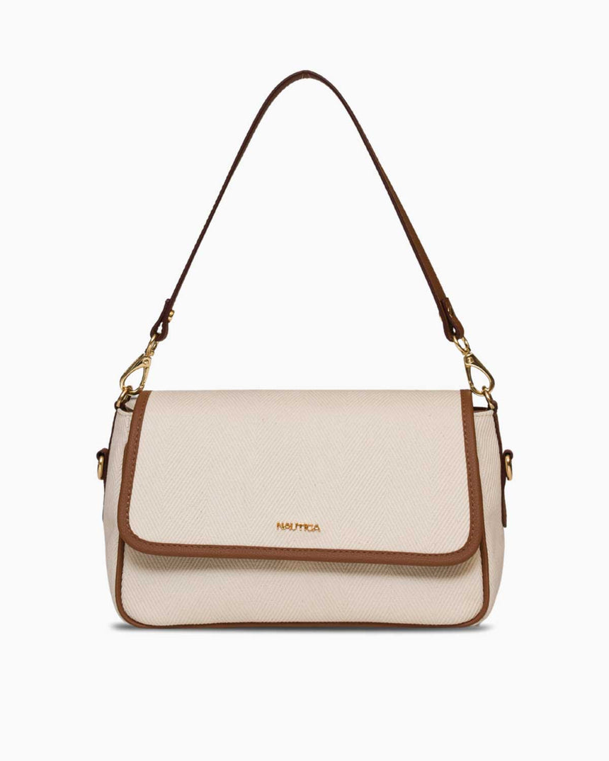 Nautica Omuz Çantası Bej - Taba