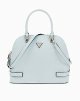 Guess Matilde Dome Satchel Kadın El Çantası Ice Blue