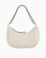 Tommy Hilfiger Iconic Quilted Omuz Çantası Newsprint