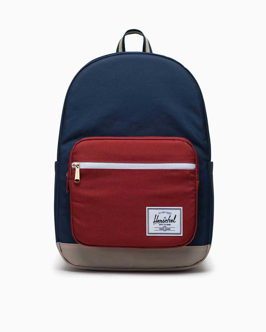 Herschel Pop Quiz Backpack Sırt Çantası Black Iris/Red Ochre/Twill