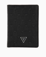 Guess Dublin Logolu Dikey Cüzdan Black