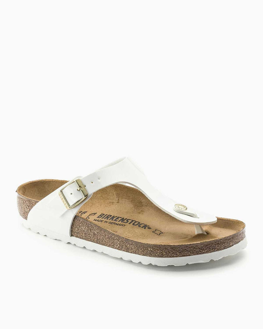 Birkenstock Patent Gizeh Parmak Arası Terlik White