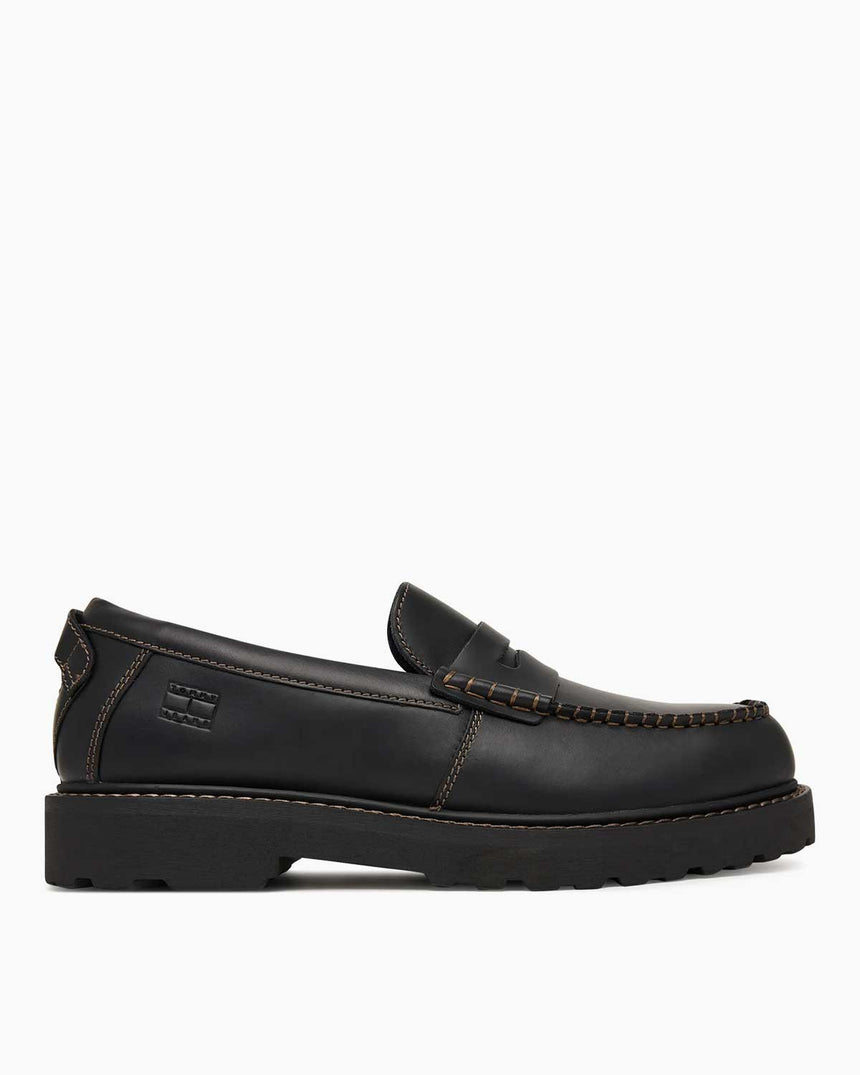 Tommy Hilfiger Archive '01 Erkek Loafer Black