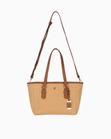 Us Polo Assn Aksesuar Detaylı Omuz Çantası Bej - Taba