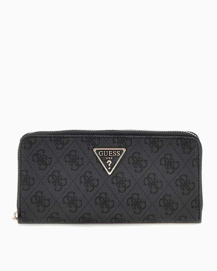Guess Laurel Large Zip Around Cüzdan Coal Logo