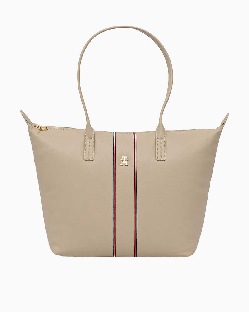 Tommy Hilfiger Popette Soft Kadın El Çantası Sandalwood Corp