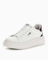 Guess Elbina10 Baskılı Kadın Deri Sneaker White Wine