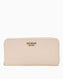 Guess Laurel Large Zip Around Cüzdan Bone