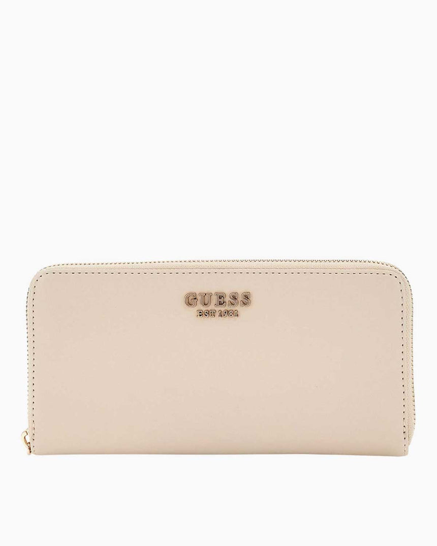 Guess Laurel Large Zip Around Cüzdan Bone