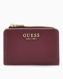 Guess Bolena Fermuarlı ve Karlık Bölmeli Kadın Cüzdan Wine