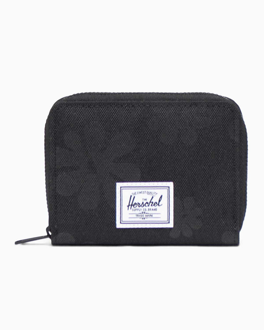 Herschel Tyler Wallet Fermuarlı Cüzdan Black Floral Sun