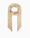 Tommy Hilfiger Monogrom Logolu Kare Kadın Şal Classic Beige