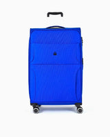 Benetton Logo Detaylı Büyük Boy Kumaş Valiz Saks Mavi