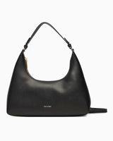 Calvin Klein Foil Logo Kadın Omuz Çantası Black/Toasted Coconut