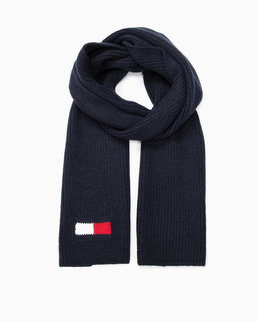 Tommy Hilfiger Big Flag Erkek Şal Sky Captain