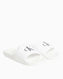 Calvin Klein Slide Monogram Flip Flops Terlik Bright White/Black