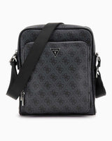 Guess Milano Top Monogram Çapraz Askılı Çanta Black