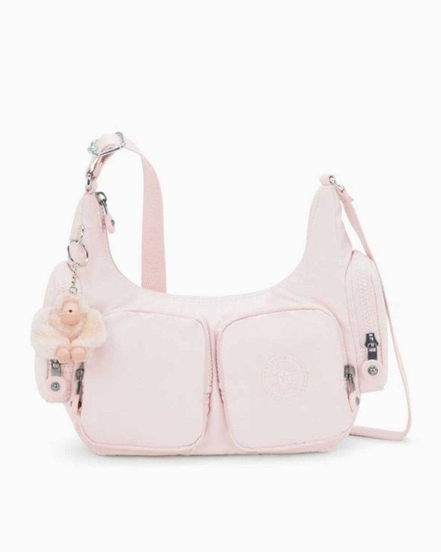 Kipling Rikka S Basic Plus Çapraz Askılı Çanta Pink Shine
