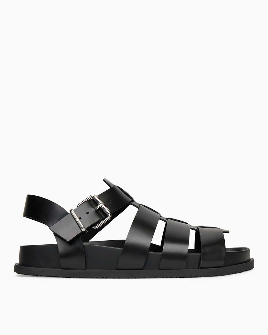 Tommy Hilfiger Bindi Patentli Kadın Balıkçı Sandalet Black