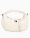 Tommy Hilfiger Pillow Mini Hobo Ayarlanabilir Çapraz Askılı Çanta Newsprint