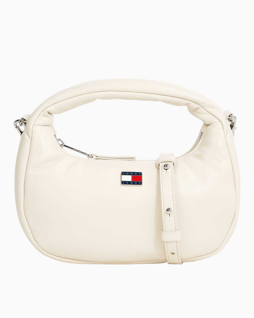 Tommy Hilfiger Pillow Mini Hobo Ayarlanabilir Çapraz Askılı Çanta Newsprint