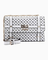 Guess Emilee Zincirli Çapraz Askılı Çanta Stone Logo