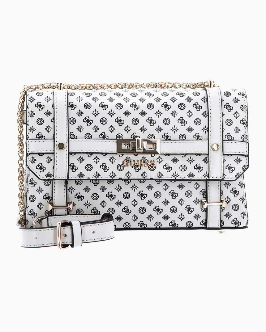 Guess Emilee Zincirli Çapraz Askılı Çanta Stone Logo