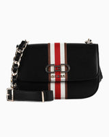 Guess Nelka Crossbody Flap Çapraz Askılı Çanta Black