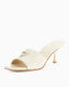 Guess Lusine Rugan Topuklu Sandalet Cream