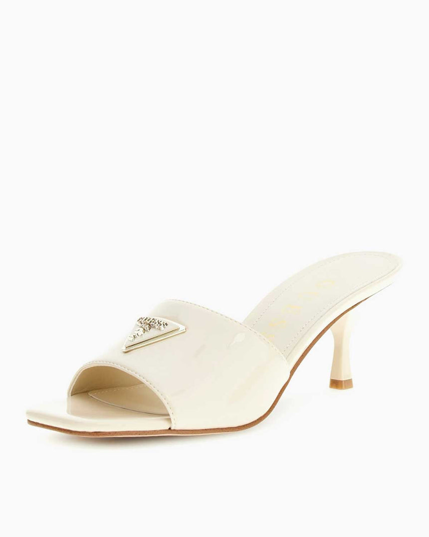 Guess Lusine Rugan Topuklu Sandalet Cream