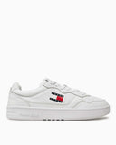 Tommy Jeans Cupsole Leather Essentials Sneaker White
