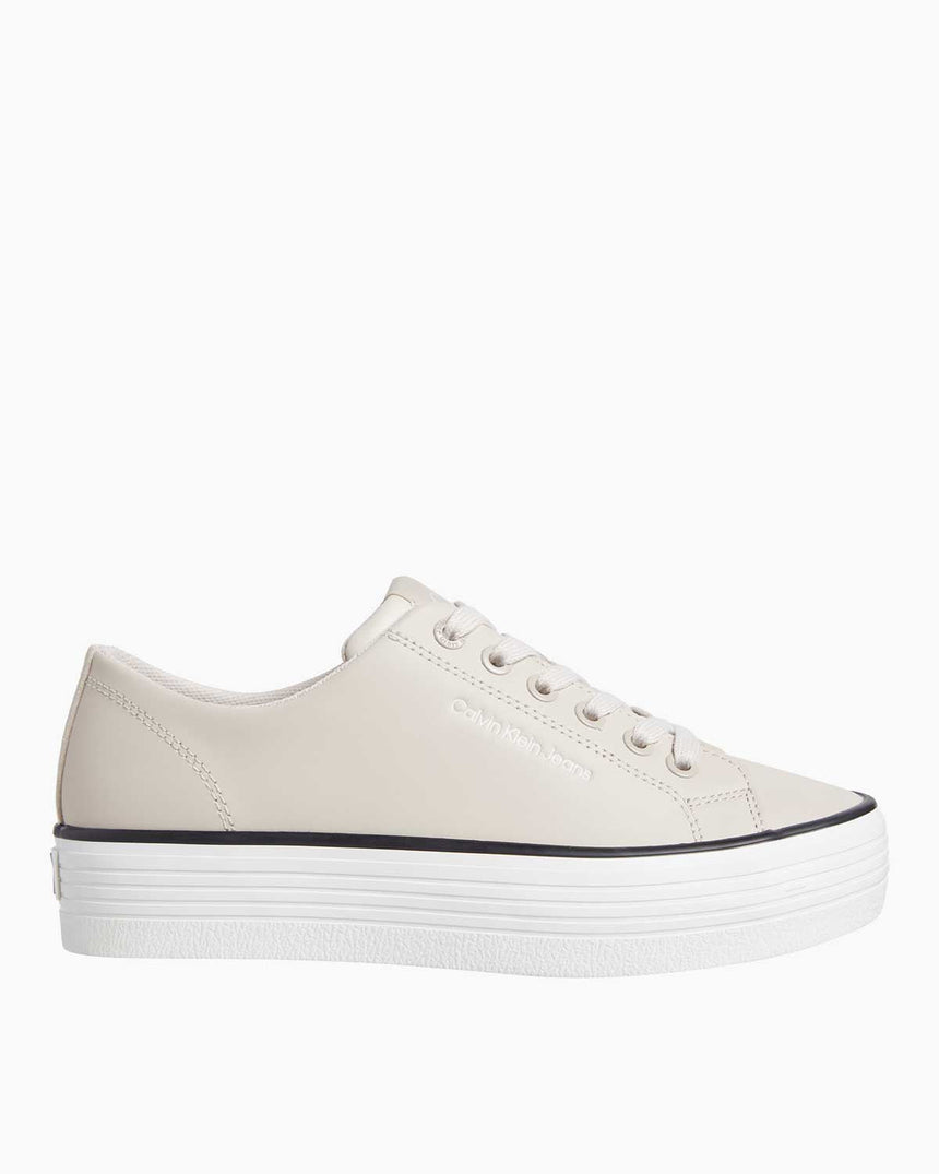 Calvin Klein Bold Flatform Sneaker Eggshell/Bright White/Black