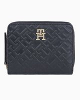 Tommy Hilfiger Refined Med Zip Around Wallet Cüzdan Black