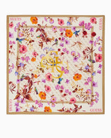 Guess Foulard Textile Eşarp Beige Multi