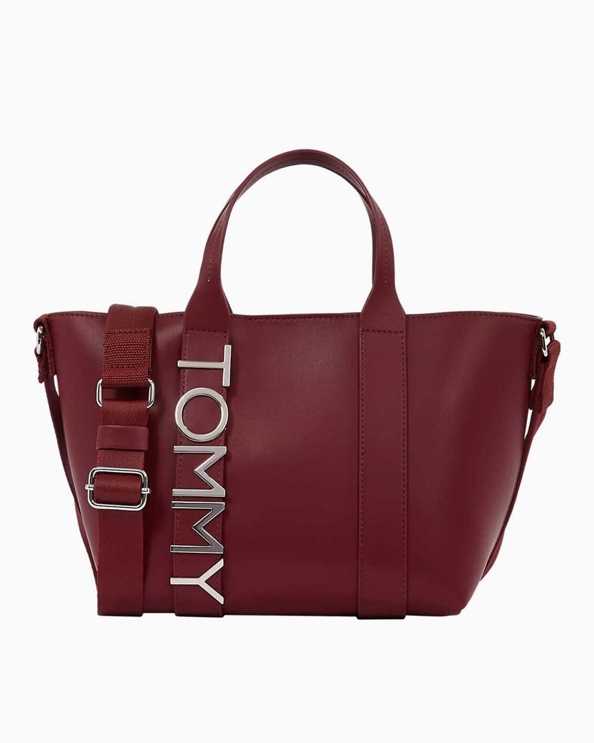Tommy Jeans City Bold Mini Tote Çapraz Askılı Çanta Purple