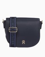 Tommy Hilfiger Logotape Saddle Çapraz Askılı Çanta Space Blue