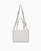 Us Polo Assn Mini Cüzdan Detaylı El Çantası Beyaz