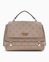 Guess Zarela Kapaklı El Çantası Dark Oak