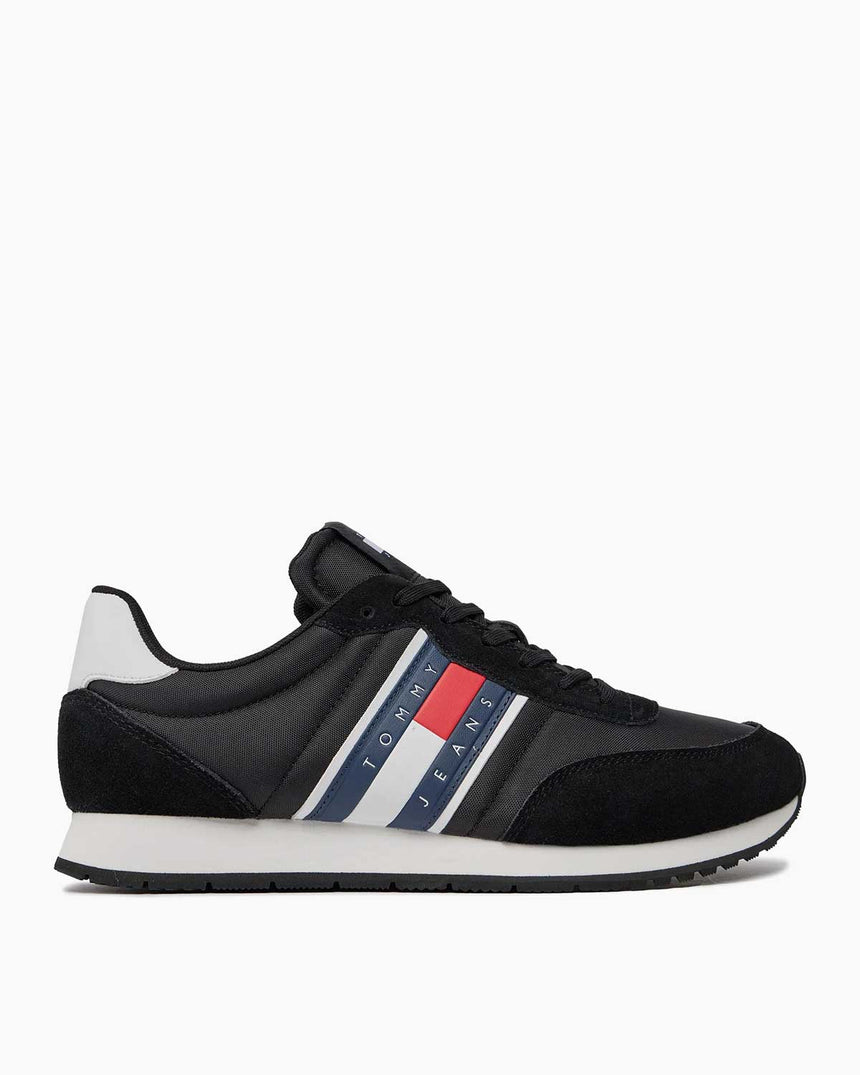 Tommy Hilfiger Runner Casual Low Top Sneakers Black