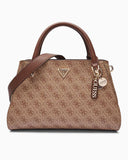 Guess Anadela Noelle II Luxury Kadın El Çantası Latte Logo / Brown