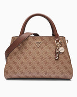 Guess Anadela Noelle II Luxury Kadın El Çantası Latte Logo / Brown
