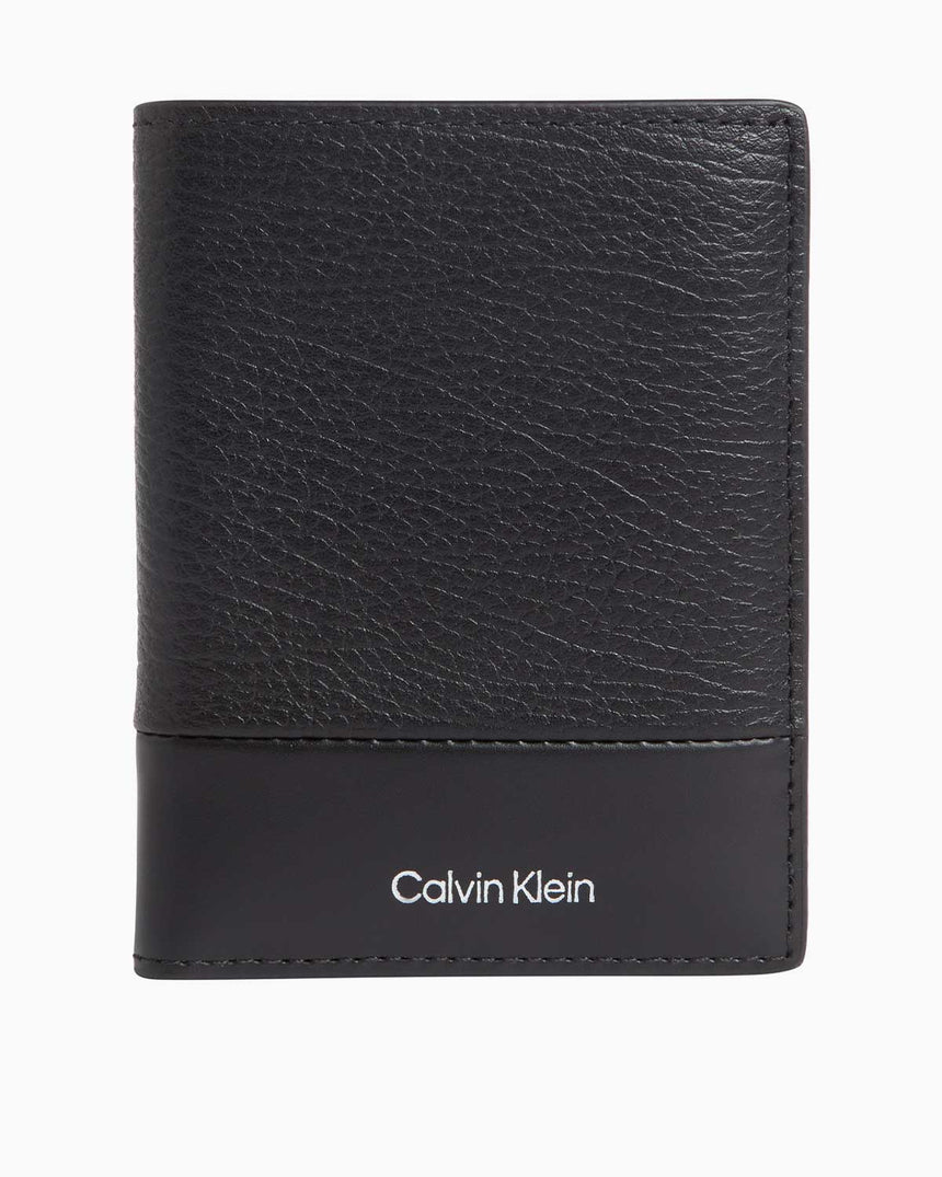 Calvin Klein Subtle Mix Bifold Cüzdan Black Grain/Smooth