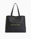 Calvin Klein Sculpted Slim Tote Omuz Çantası Black/Dark Juniper