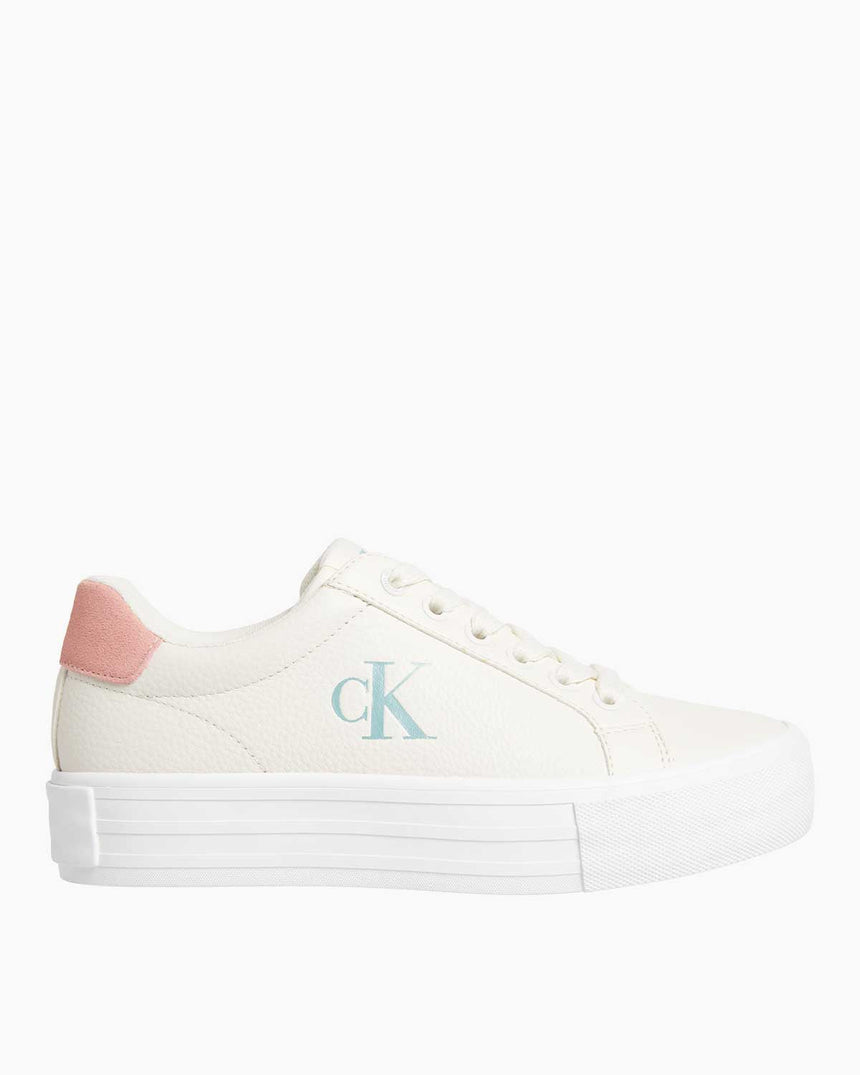 Calvin Klein Bold Flatform Sneaker Creamy White/Rose Tan/Blue Surf