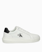 Calvin Klein Malmo Kısa Kalın Taban Mono Logo Erkek Sneaker Bright White/Black