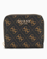 Guess Laurel Slg Logo Baskılı Cüzdan Brown Logo