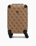 Guess Berta Kadın Kabin Boy Valiz Latte Logo / Brown